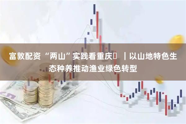 富敦配资 “两山”实践看重庆⑭｜以山地特色生态种养推动渔业绿色转型