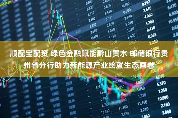 顺配宝配资 绿色金融赋能黔山贵水 邮储银行贵州省分行助力新能源产业绘就生态画卷